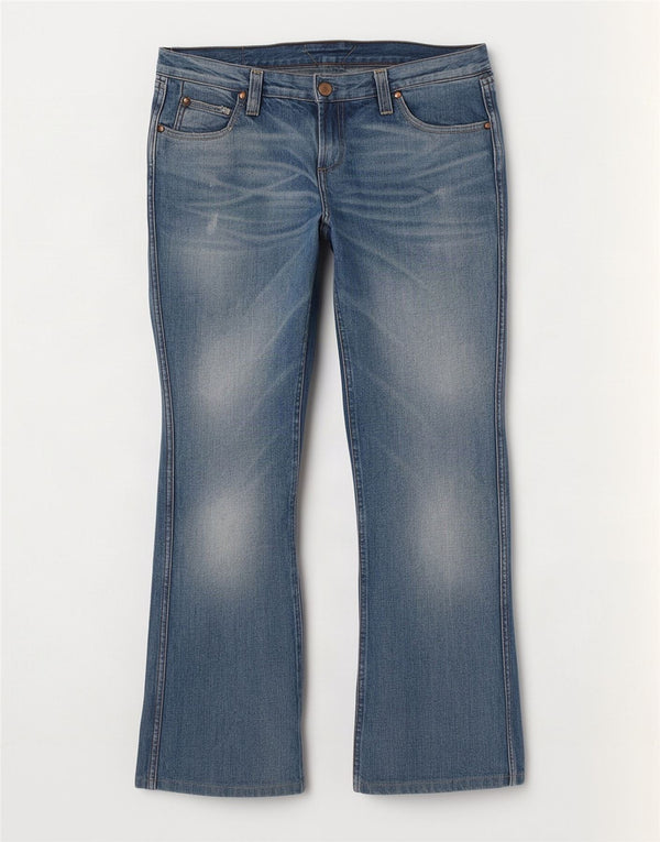 Meltin' Pot Damen Nicole Bootcut Jeans W30 L28 Blau
