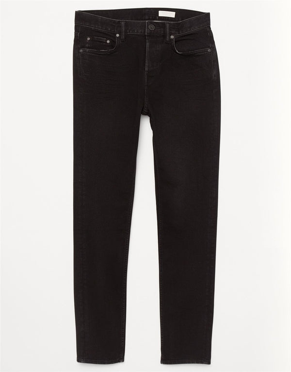 All Saints Herren-Zigaretten-Röhrenjeans, W30, L30, schwarze Baumwolle