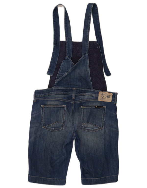 Meltin' Pot Damen-Latzhose, Denim-Shorts W31, mittelmarineblaue Baumwolle