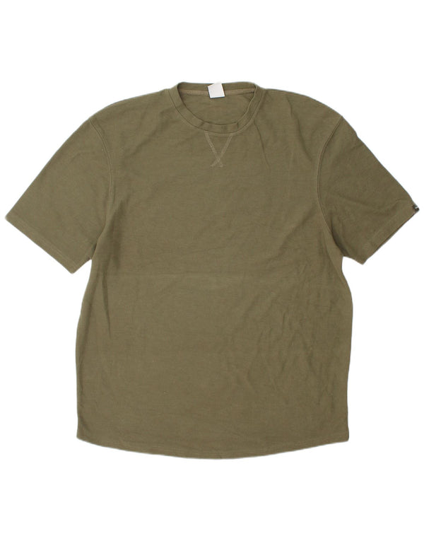 Zara Herren T-Shirt Top XL Khaki