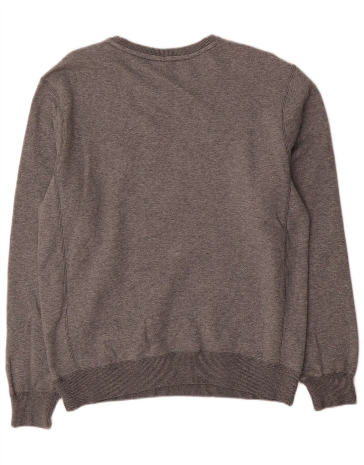 Puma Herren Grafik-Sweatshirt mit normaler Passform, mittelgraue Baumwolle