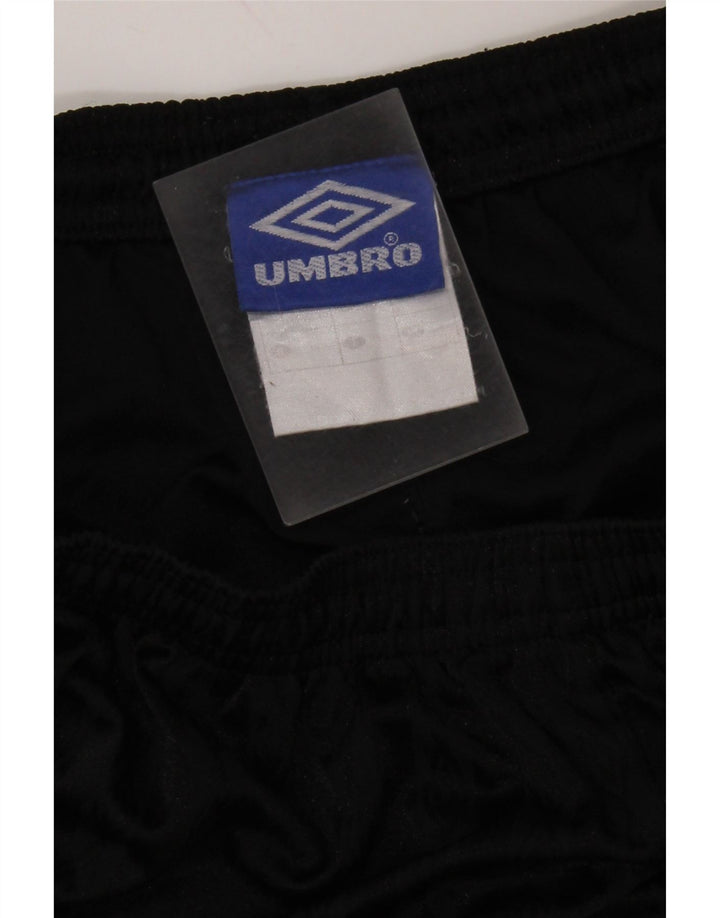 UMBRO Herren-Sportshorts, groß, schwarz gestreift