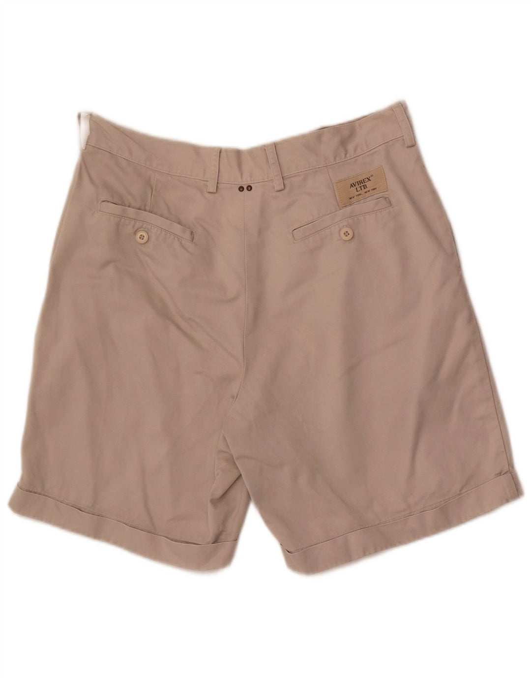 Avirex Herren Pegged Chino Shorts W32 Mittelbeige Baumwolle