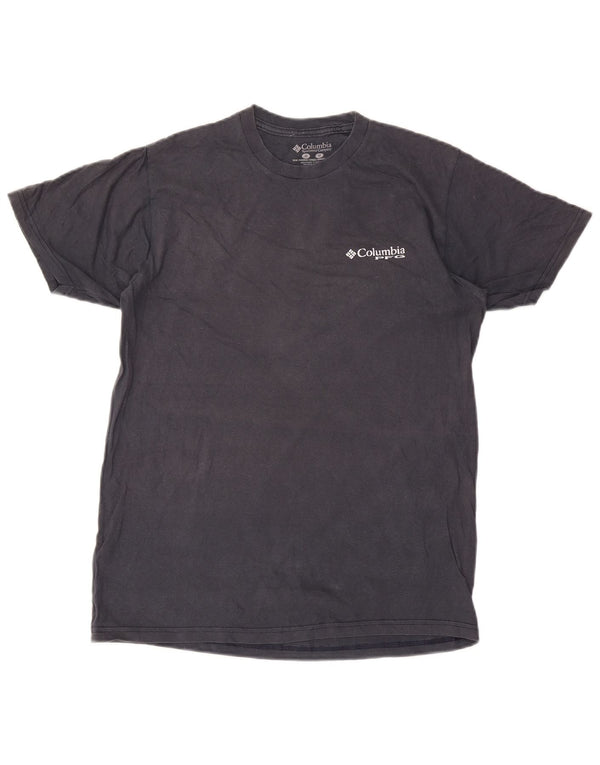 Columbia Herren-T-Shirt mit Grafik, mittelgraue Baumwolle