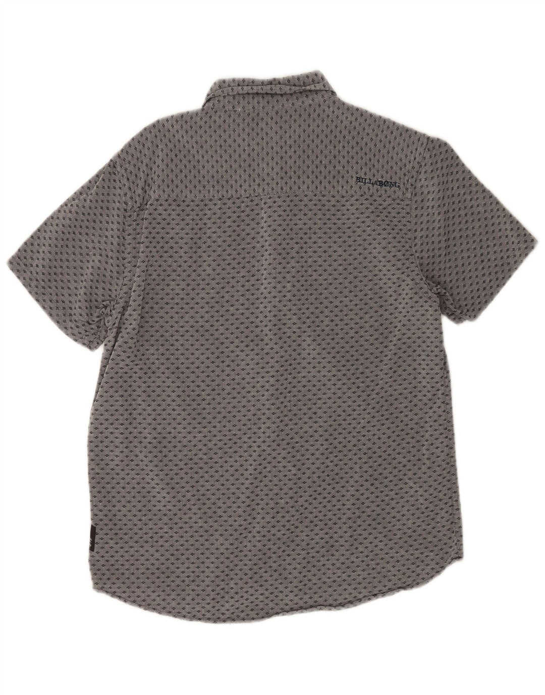 Billabong Herren Kurzarmhemd Small Grey Spotted