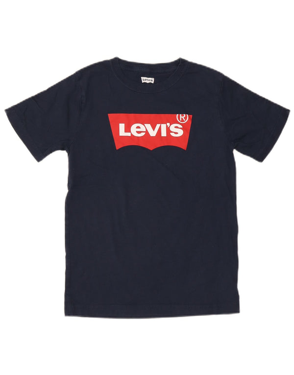 Levi's T-Shirt mit Grafik für Jungen, 13–14 Jahre, marineblaue Baumwolle