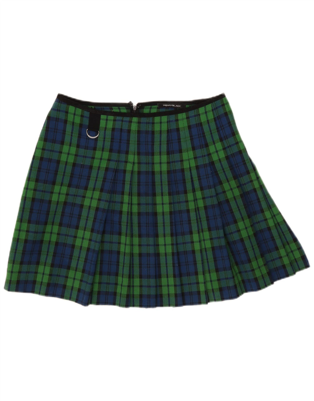 Penny Black Damen Minirock W31 Mittelgrün kariert