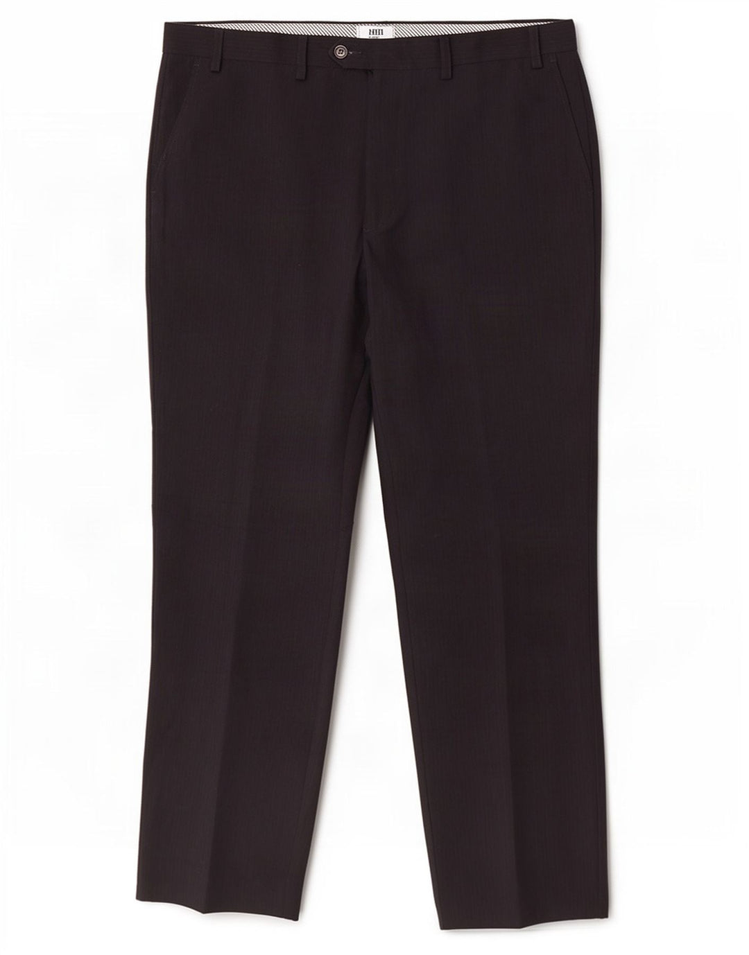 Gerade Herren-Anzughose von Marks & Spencer, W38, L33, marineblaues Polyester