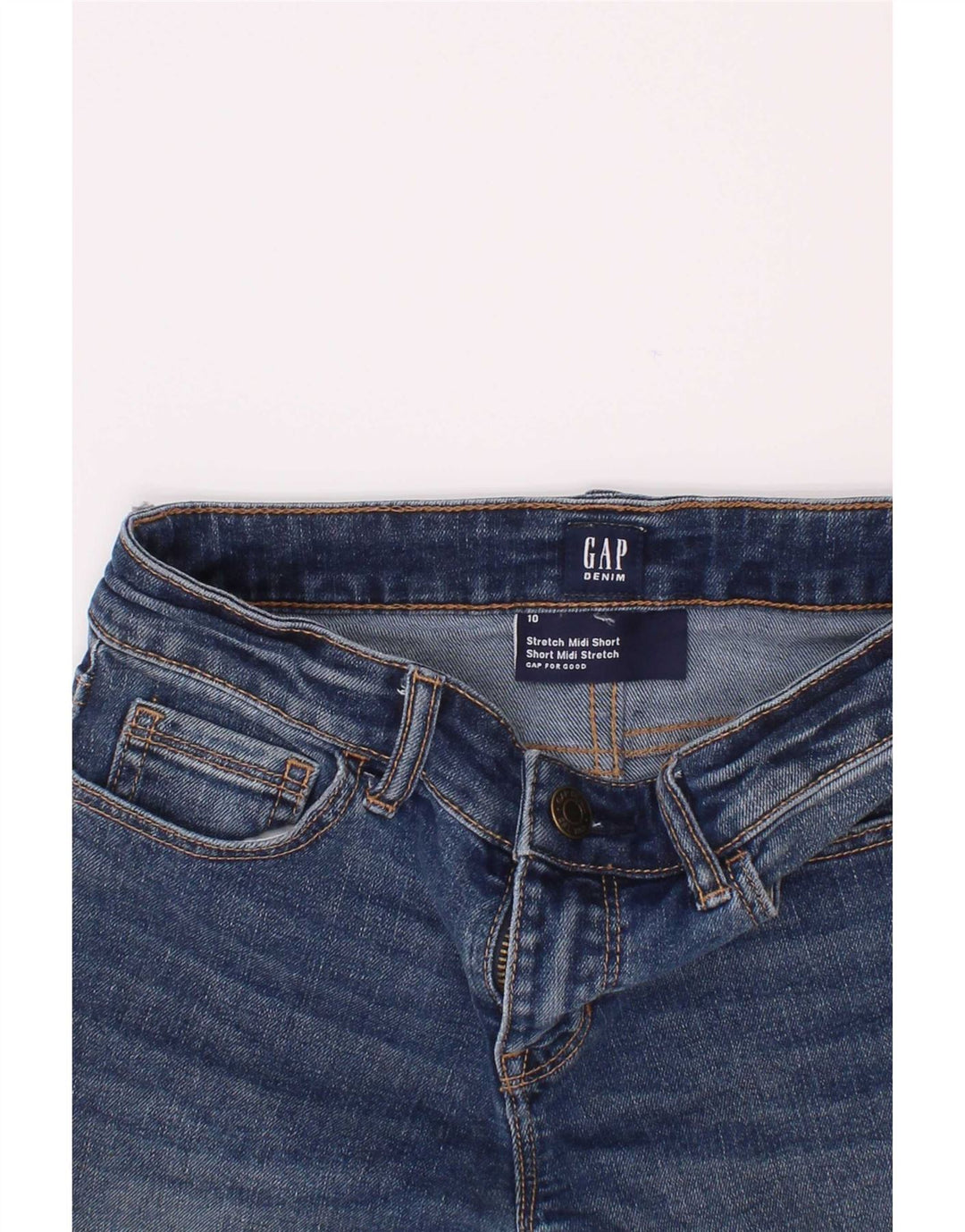 Gap Denim-Shorts für Jungen, 9–10 Jahre, W24, blaue Baumwolle