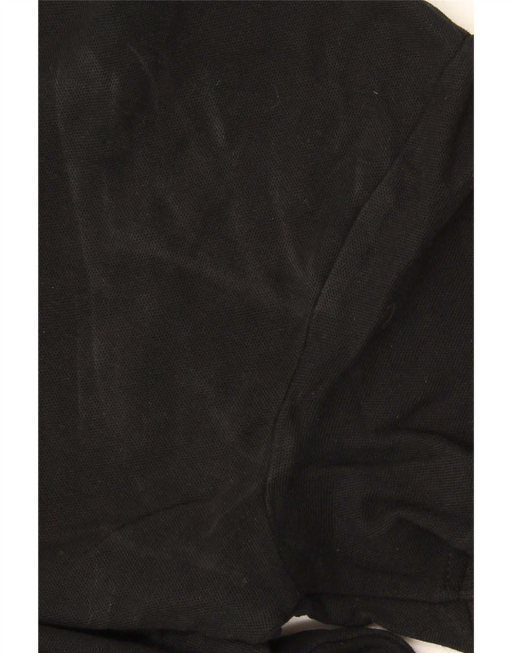Umbro Herren-Poloshirt, Größe S, schwarze Baumwolle