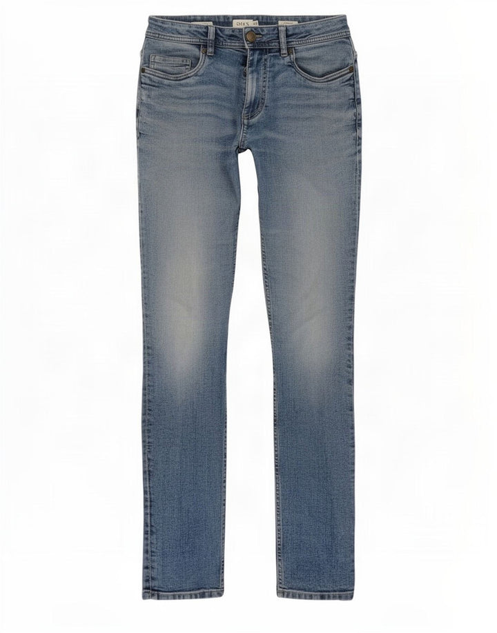 Dack's Herren Slim Jeans IT 48 Medium W30 L31 Blau