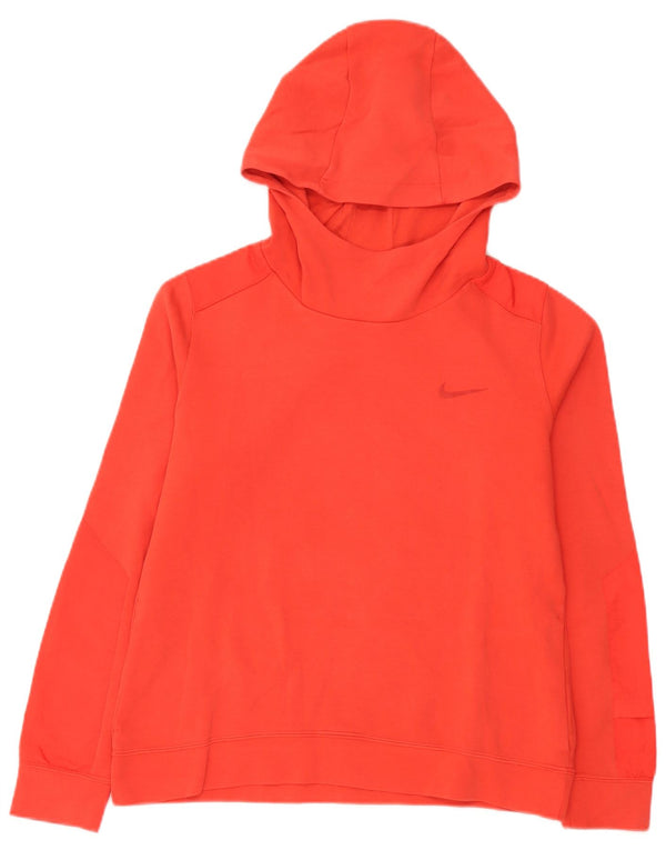 Nike Herren Kapuzenpullover aus mittelroter Baumwolle