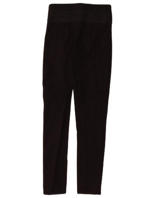 Schmale Freizeithose für Damen von Zara, Größe S, W26, L28, Schwarz, Polyethylen