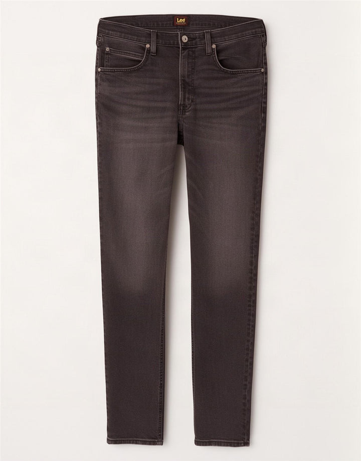 Lee Herren Luke Skinny Jeans W32 L34 Graue Baumwolle