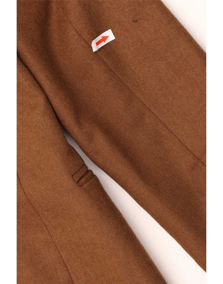 Superior Damen-Blazer mit 3 Knöpfen, IT 42, mittelbraune Viskose