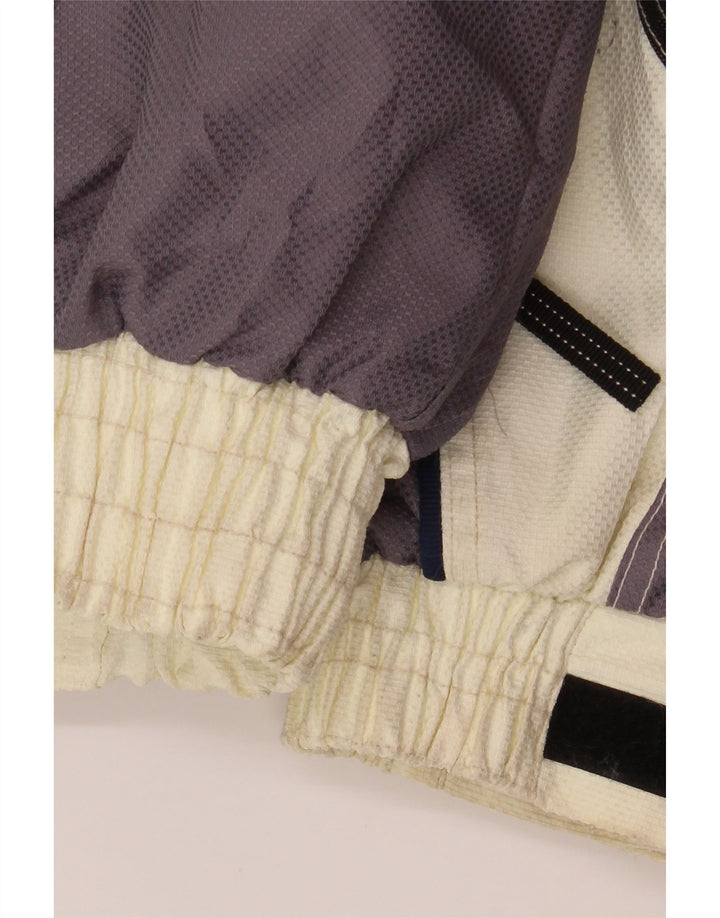 Gierre Herren-Skijacke mit Kapuze IT 48 Medium Off White Colourblock Polyester