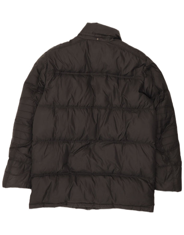 Tommy Hilfiger Herren Wattierte Jacke UK 42 XL Schwarz Nylon