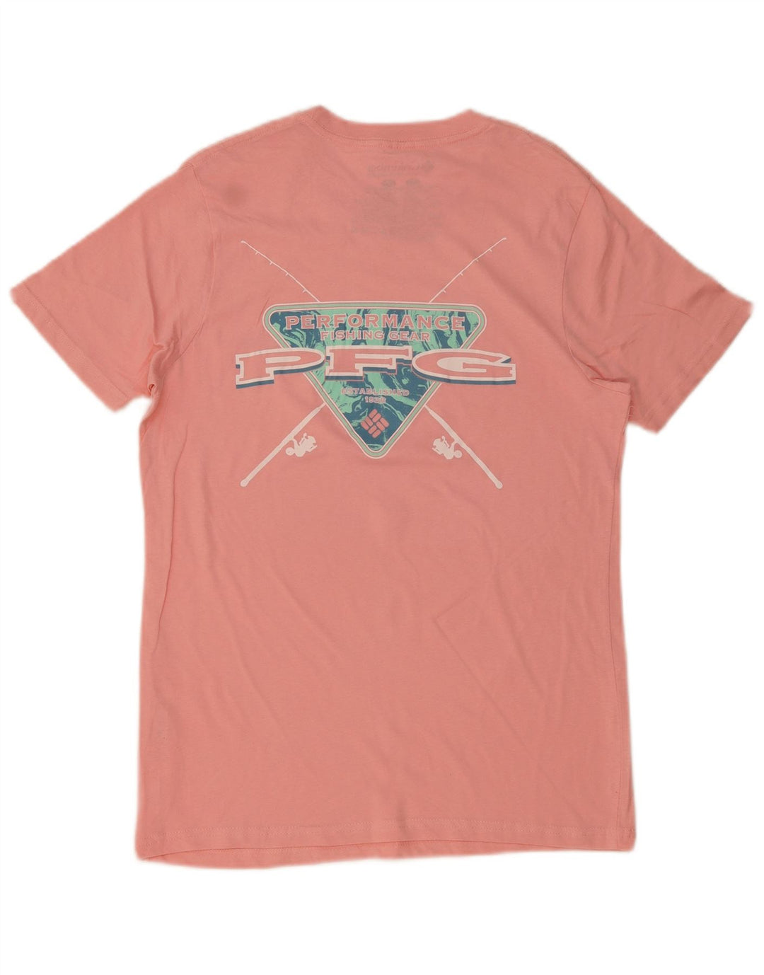 Columbia Herren-T-Shirt mit Grafik, Größe S, Rosa