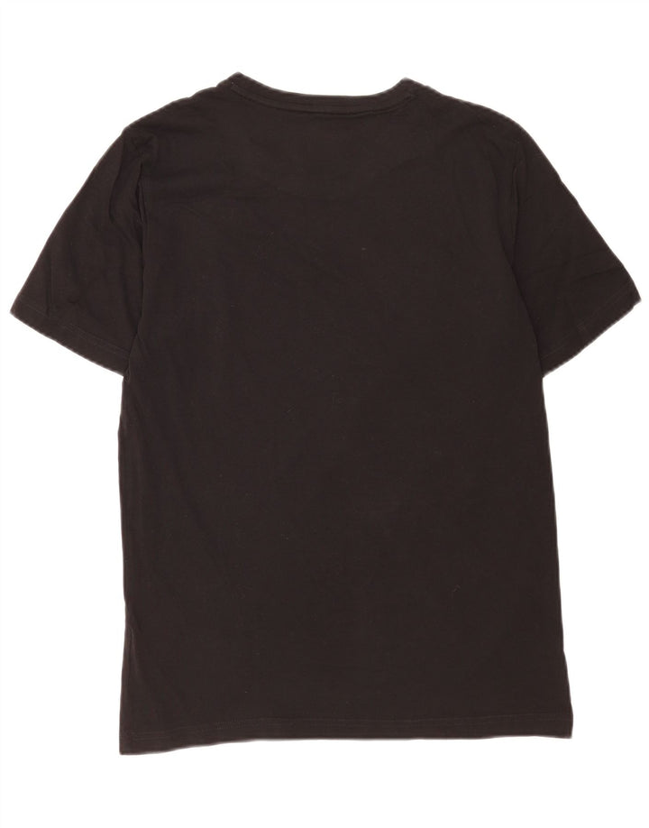 Puma Herren Grafik T-Shirt Top Small Schwarz