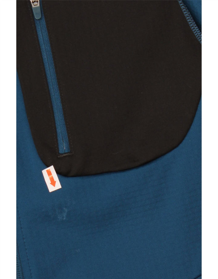 Puma Herren-Kapuzenpullover mit Reißverschluss, klein, Blau, Farbblock