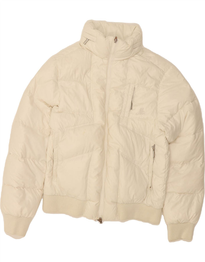MOSCHINO Girls Padded Jacket 13-14 Years White Vintage Moschino and Second-Hand Moschino from Messina Hembry 