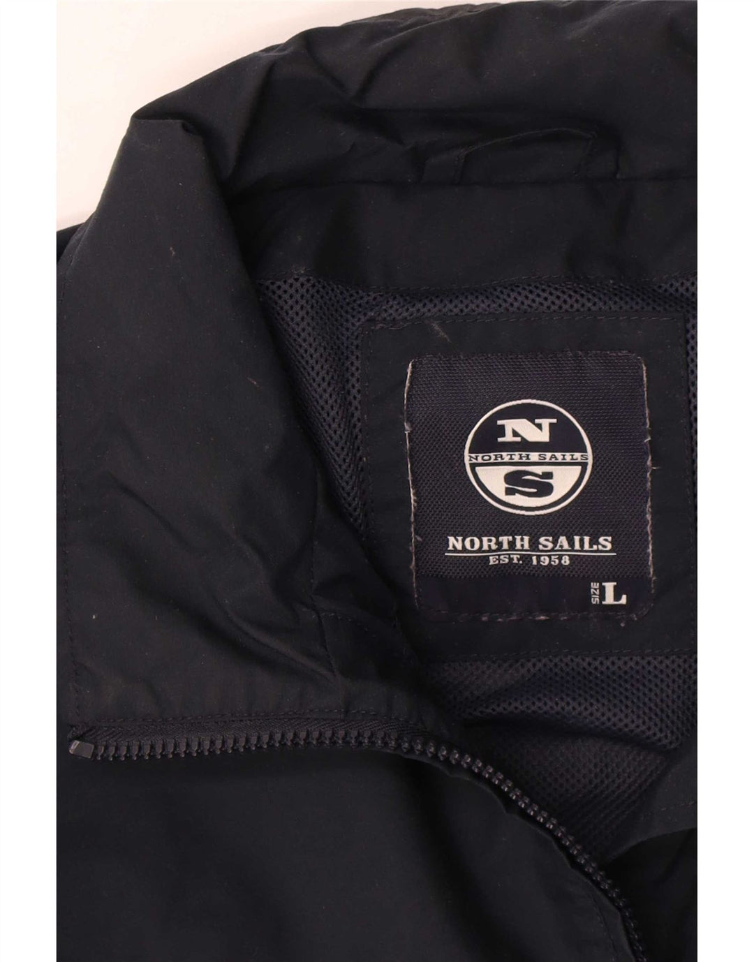 North Sails Damen Bomberjacke UK 16 Large Marineblau Polyamid