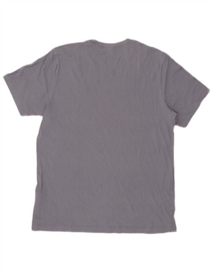 Nike Herren-T-Shirt aus mittelblauer Baumwolle