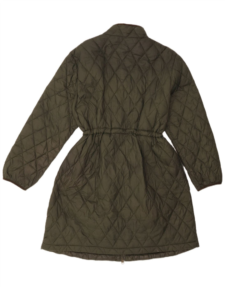 Marks & Spencer Damen Steppmantel, gepolstert, UK 18, XL, Khaki, Polyamid