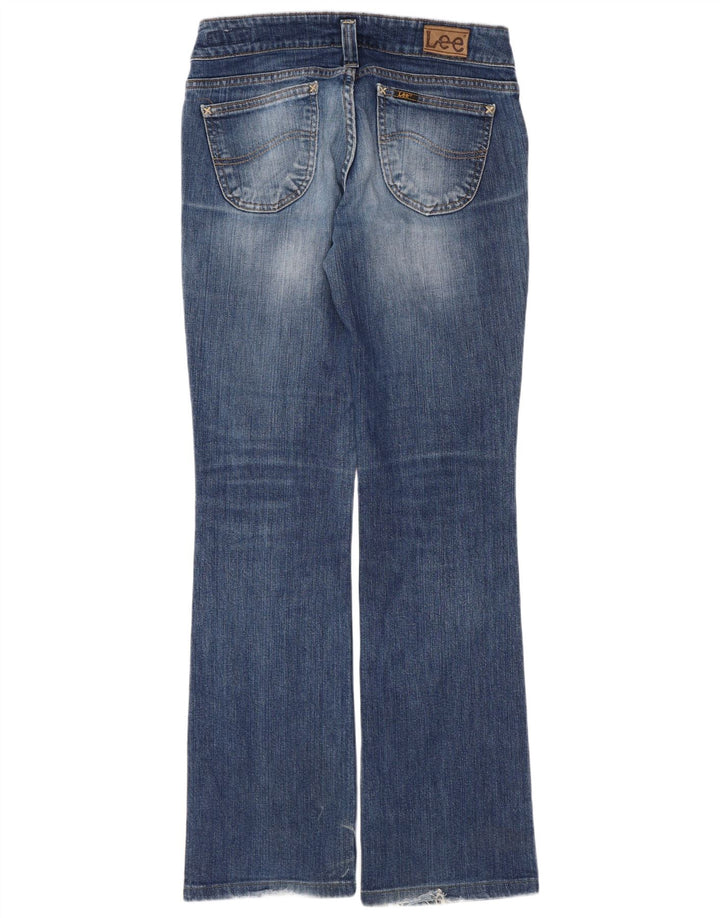 Lee Damen Leola Bootcut Jeans W30 L35 Blaue Baumwolle
