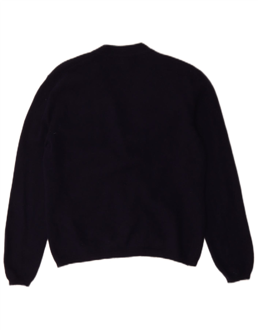 Zara Damen-Cardigan-Pullover UK 14 Große marineblaue Wolle