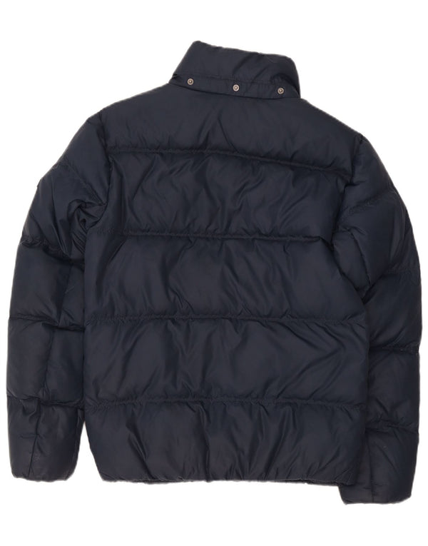 Tommy Hilfiger Damen Übergroße wattierte Jacke UK 10 Small Marineblau