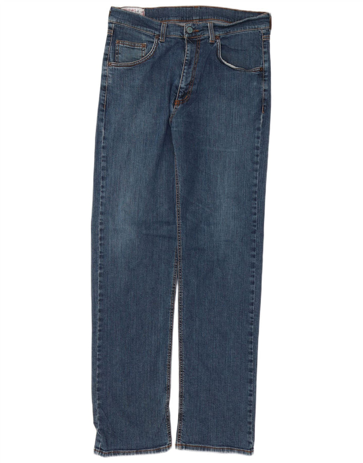 Rifle Herren Straight Jeans W33 L33 Blaue Baumwolle