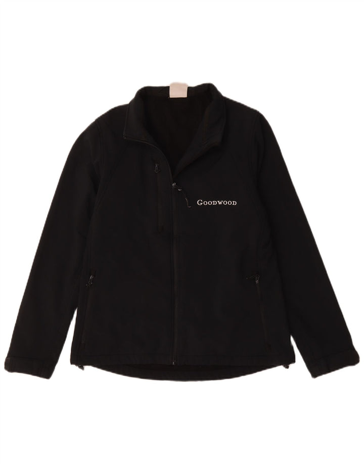Russell Athletic Jungen-Trainingsanzug-Top-Jacke, 13–14 Jahre, Größe L, Schwarz