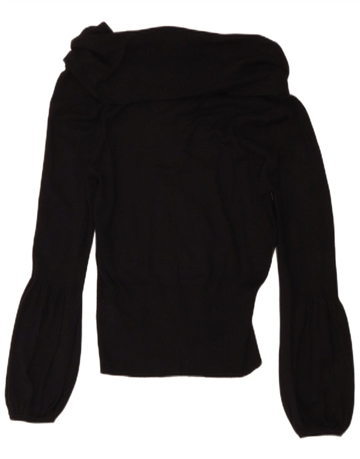 Schulterfreies Damen-Oberteil von Coast, UK 14, mittlere schwarze Viskose