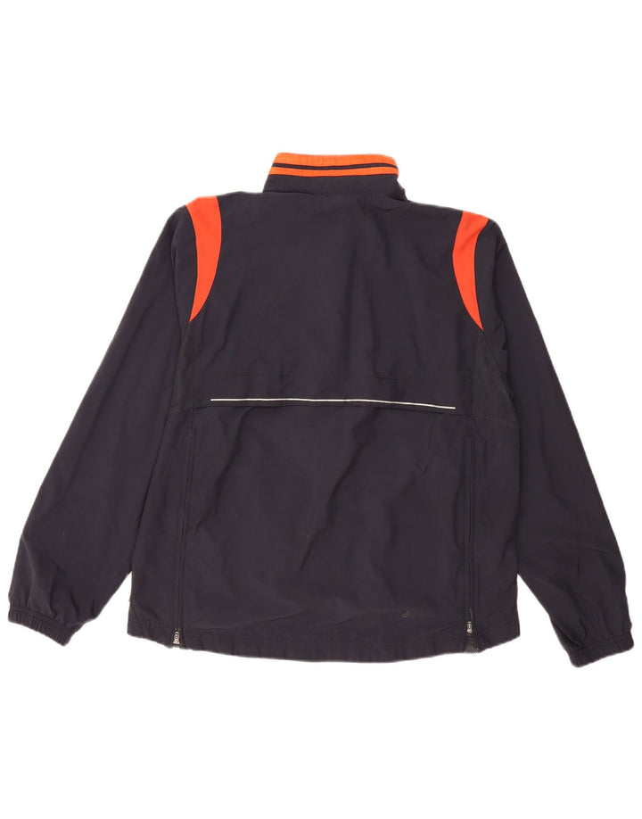 Adidas Damen Climashell Trainingsanzug Top Jacke UK 16 Large Marineblau