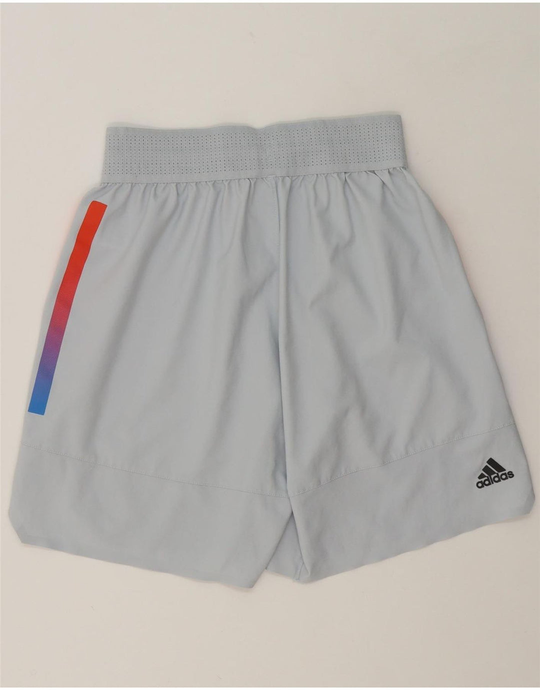 ADIDAS Womens Graphic Sport Shorts UK 12 Medium  Grey Polyester Vintage Adidas and Second-Hand Adidas from Messina Hembry 