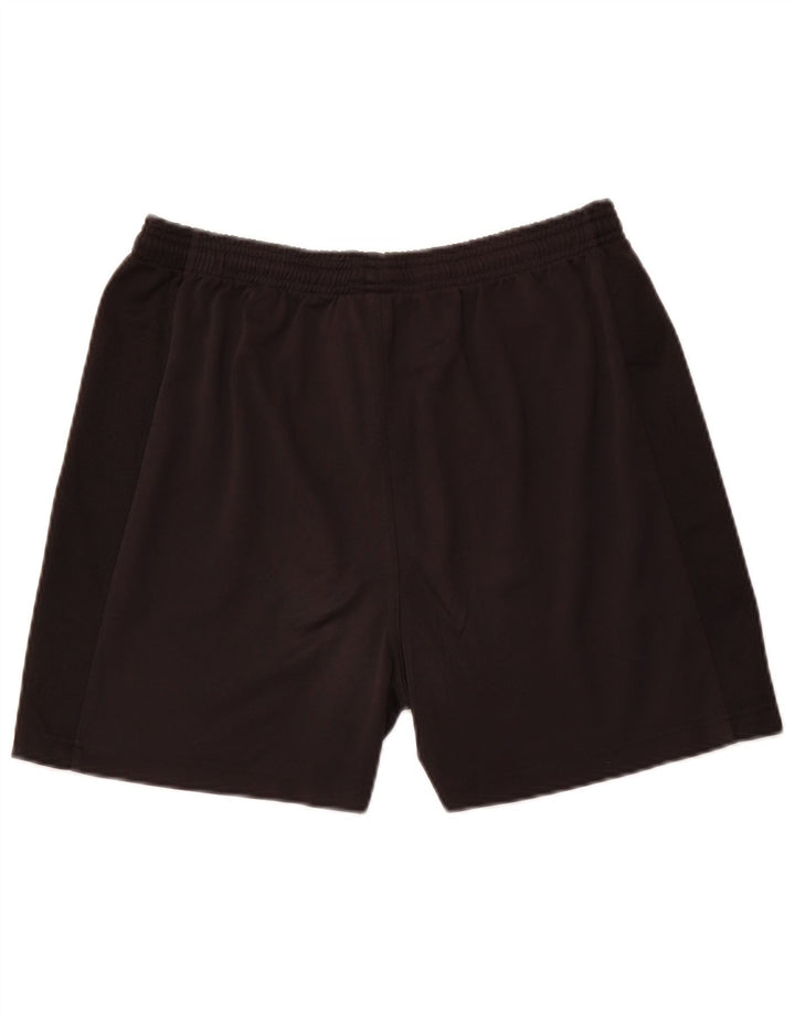 KAPPA Herren-Sportshorts, groß, schwarze Baumwolle