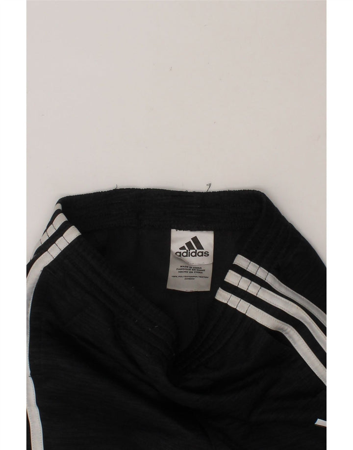 ADIDAS Boys Tracksuit Trousers 4-5 Years  Black Polyester Vintage Adidas and Second-Hand Adidas from Messina Hembry 