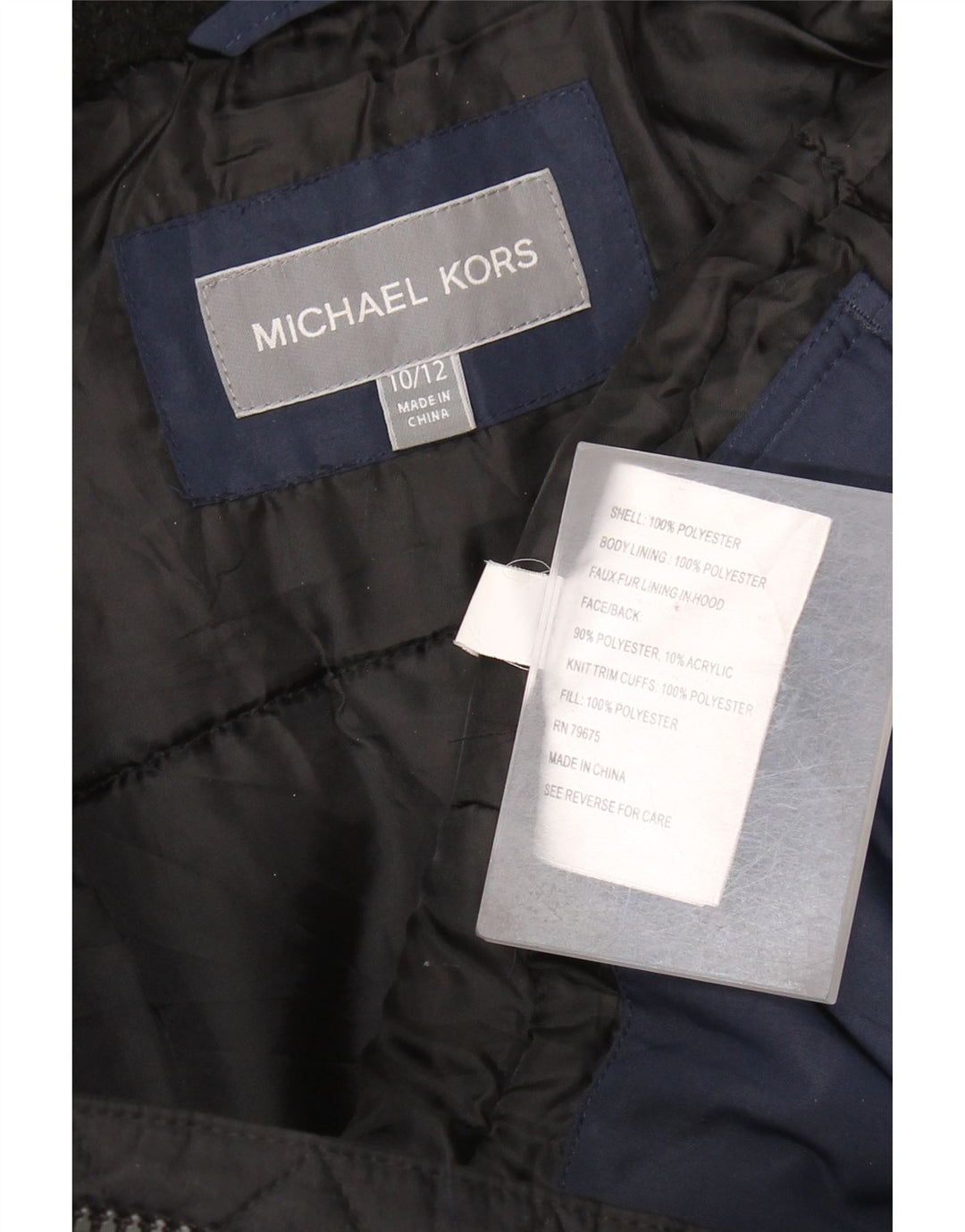 MICHAEL KORS Windjacke für Jungen, 10–11 Jahre, Marineblau, Farbblock