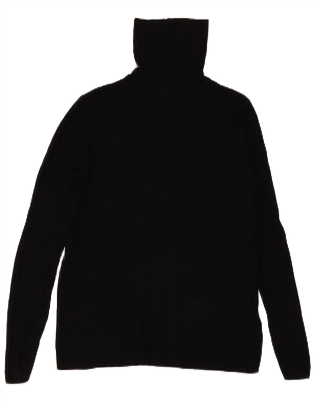 Marks & Spencer Damen-Pullover mit Rollkragen, Gr. 40, Größe L, Schwarz, Viskose