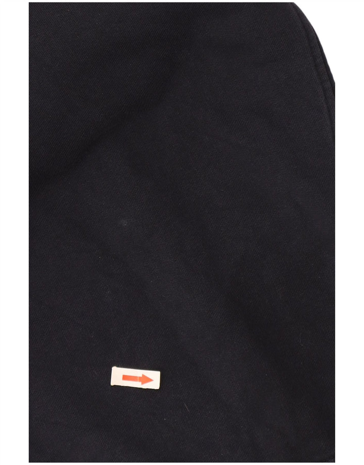 Zara Damen-Sweatshirt mit Reißverschluss am Hals, Gr. 10, Marineblau