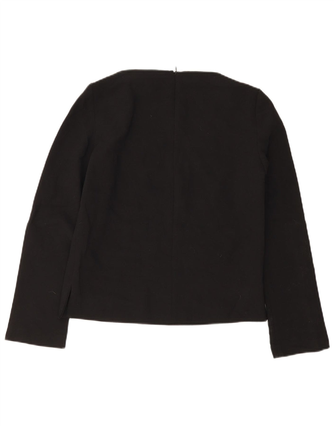 Zara Damen Top Langarm UK 6 XS Schwarz Polyester