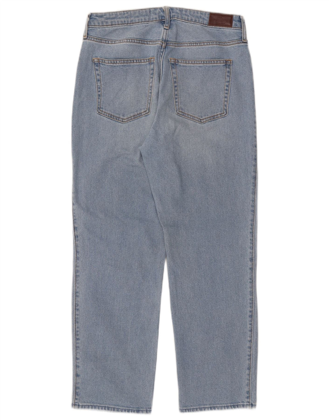 SUPERDRY Damen Straight Jeans W29 L27 Blaue Baumwolle