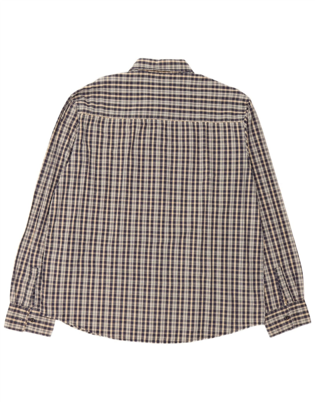 LEVI'S Herrenhemd XL Marineblau kariert Polyester