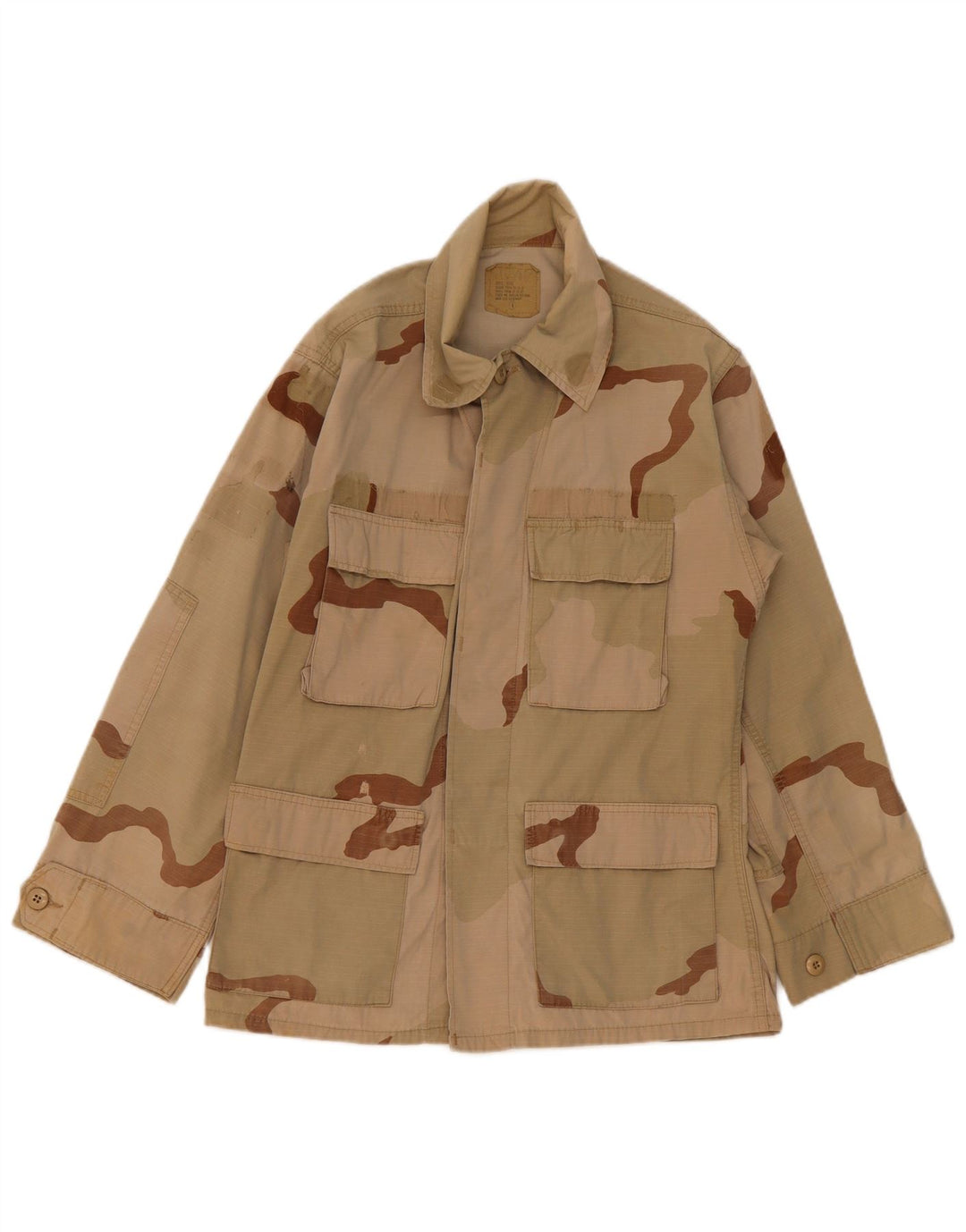 Vintage Herren Utility Jacke UK 36 Small Khaki Camouflage