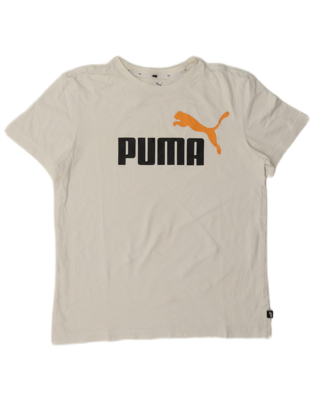 Puma Jungen Grafik T-Shirt Top 15-16 Jahre Weiß