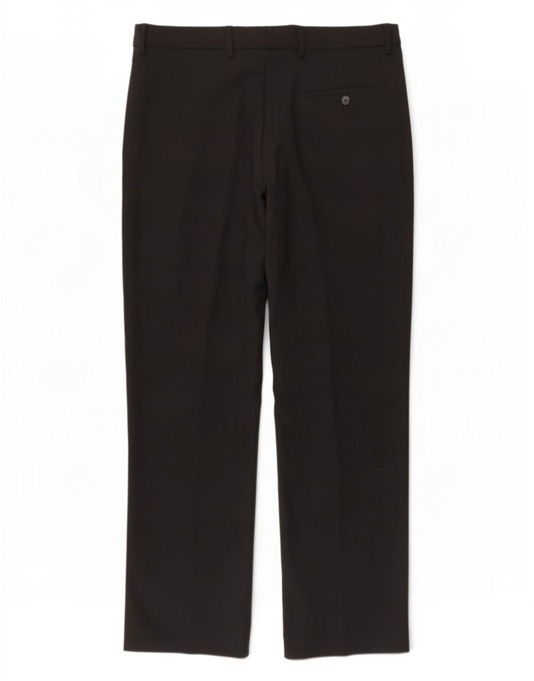Marks & Spencer Herren-Freizeithose mit maßgeschneiderter Passform, W34, L31, Schwarz, Polyester