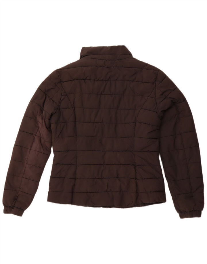 JACK WILLS Wattierte Damenjacke UK 10 Small Schwarz Polyester