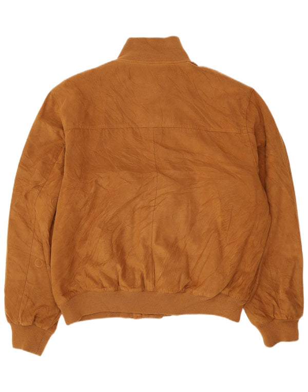 BRUGI Herren Bomberjacke UK 42 XL Braunes Polyester