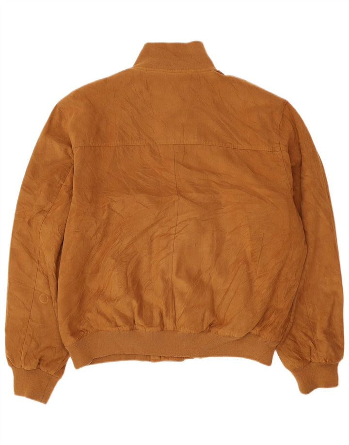 BRUGI Herren Bomberjacke UK 42 XL Braunes Polyester